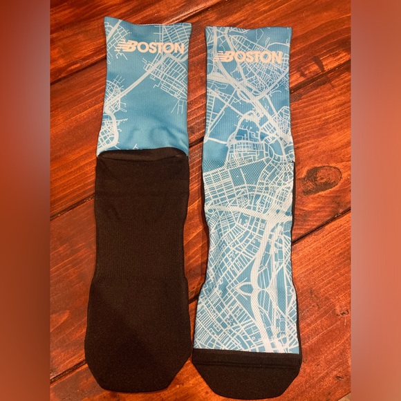 New Balance x Boco Gear - Boston Marathon socks with city map imprint - Picture 3 of 5